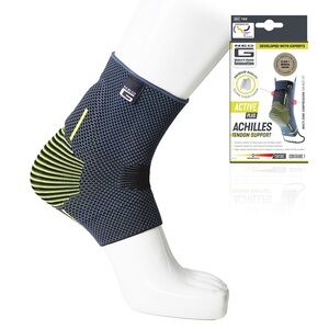 Tendonitis Achilles Tendon Ankle Support Compression Sleeve Adult Size Small